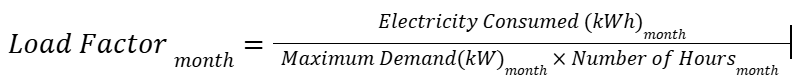 EVC Rate Load Factor